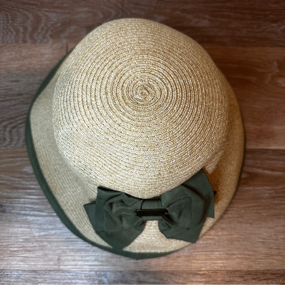 Hatch 100% Straw Bow Summer Beach Packable Hat, OS - Picture 6 of 11